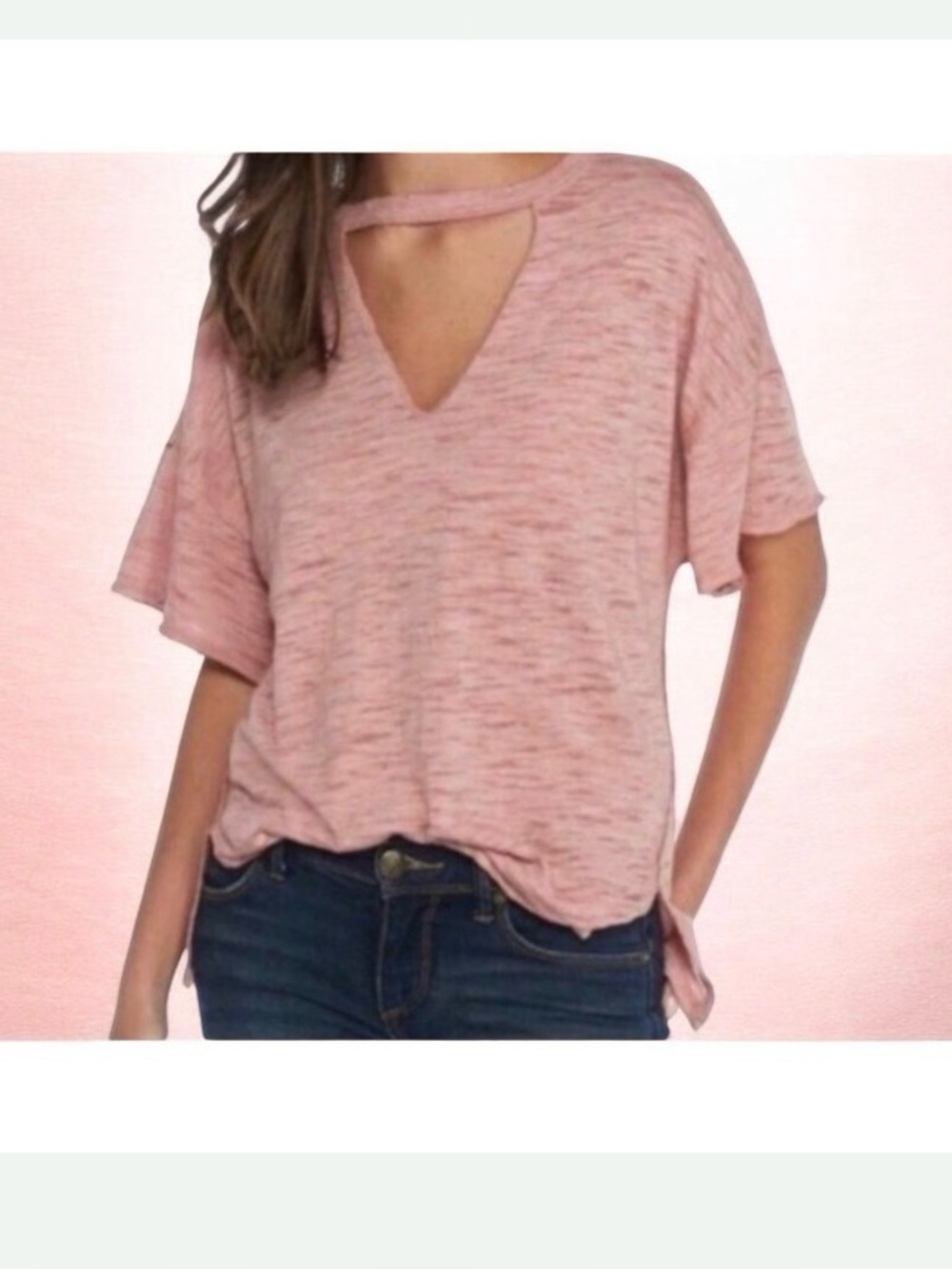 FP Free People We The Free Jordan Burnout Tee women’s top size small
